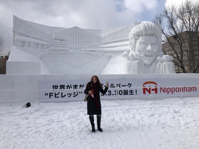 At the 2023 Hokkaido Snow Festival on 06 February 2023